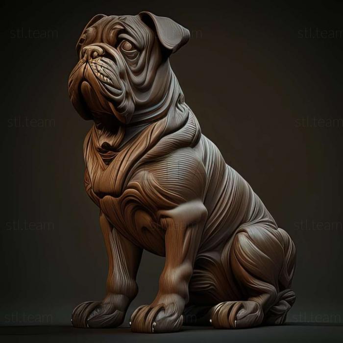 3D model Duke dog famous animal (STL)